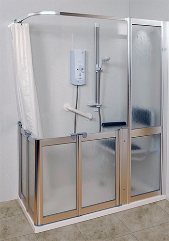 WF12 Luxe shower doors right handed